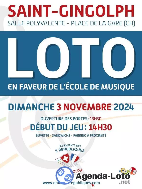 Loto de l'École de Musique