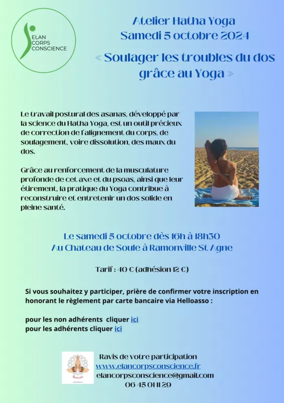 Atelier Hatha-Yoga pour Soulager Son Dos