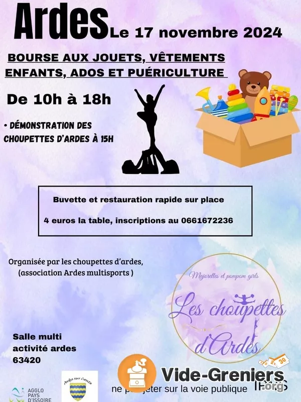 Bourse au Jouets, Vêtements Enfants et Ados et Puériculture