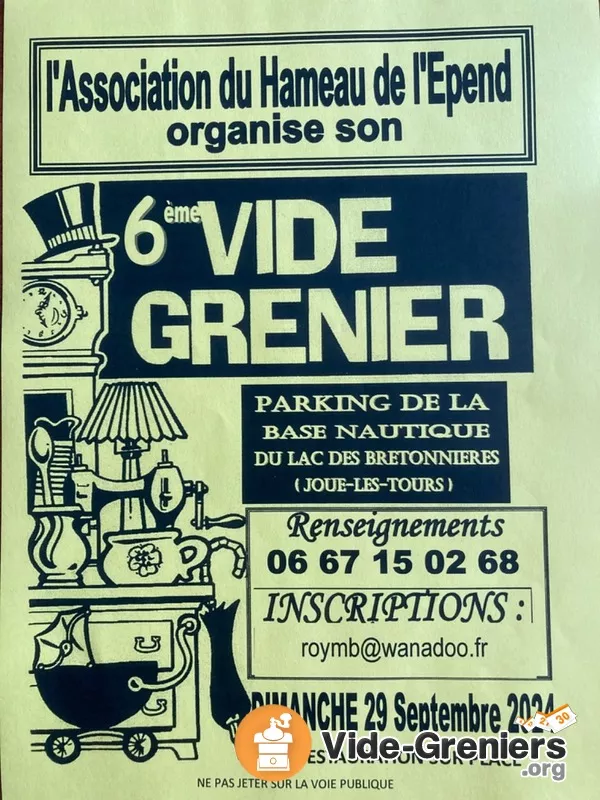 6Ème Vide Grenier de l'Epend