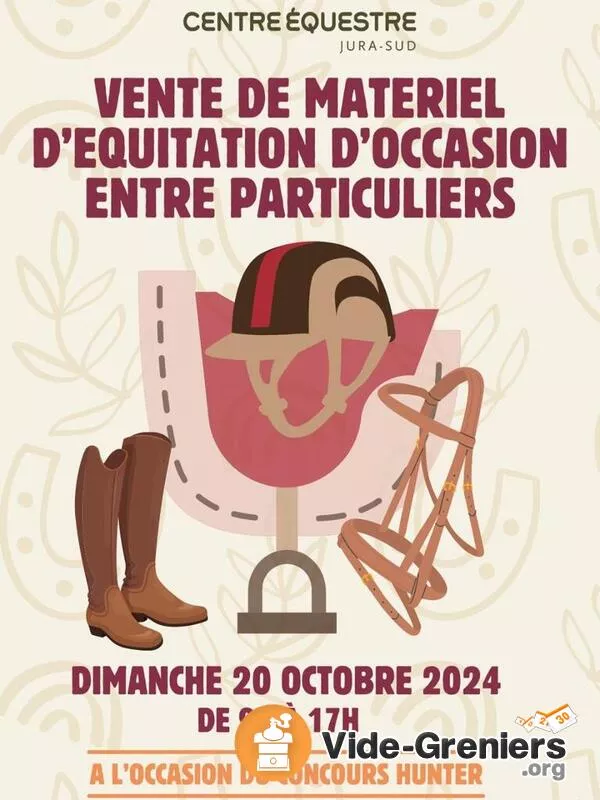 Vente de Matériel d'Équitation