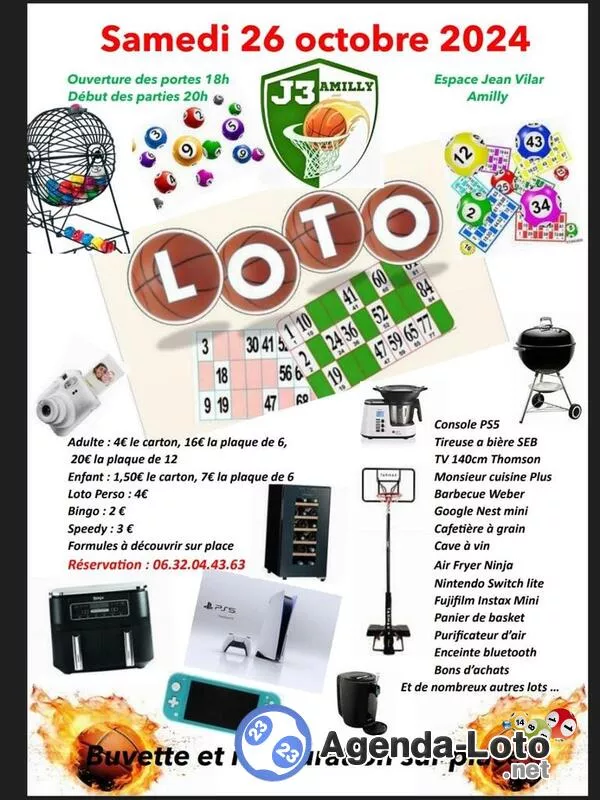 Loto J3 Basket Amilly