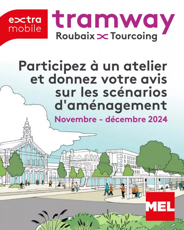 Atelier de Concertation sur le Projet de Tramway Roubaix-Tourcoing