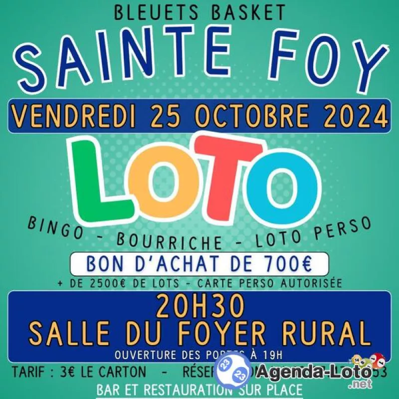 Loto Bleuets Basket