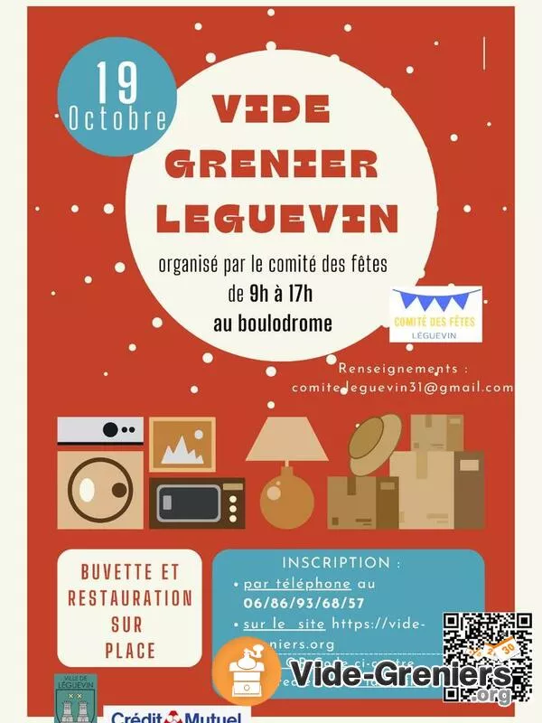 Vide Grenier Comite des Fetes de Leguevin