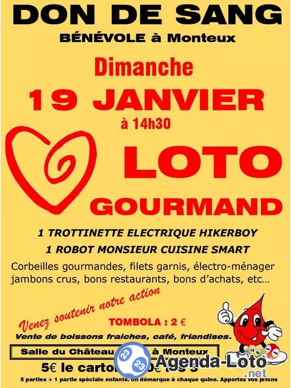 Loto Gourmand des Donneurs de Sang