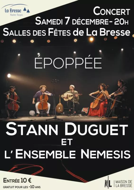 Concert Stann Duguet et l'Ensemble Nemesis