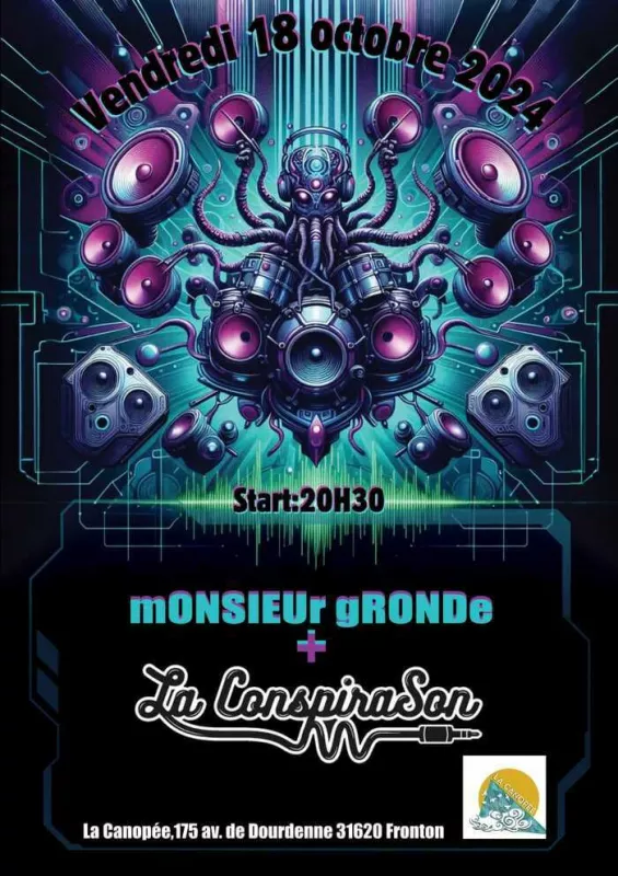 La Conspirason X la Canopée-Soirée Live & Dj Set