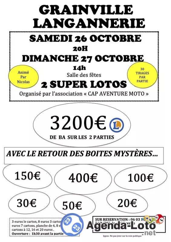 Super Loto Boites Mysteres Animé par Nicolas