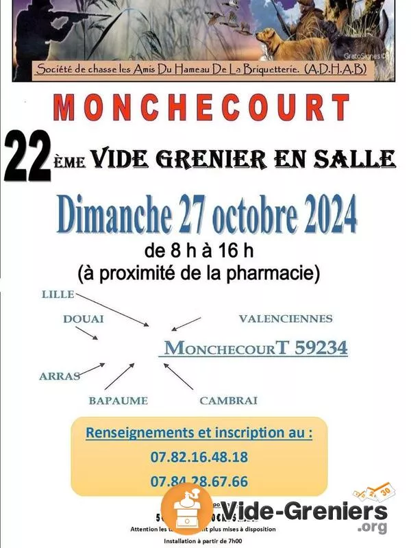 22 Ème Vide Grenier en Salle