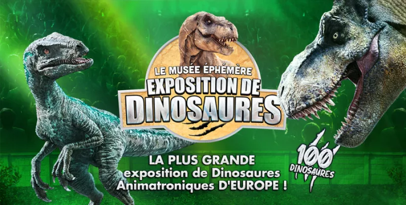 Le Musée Éphémère® des Dinosaures-Bordeaux-Tour 2025