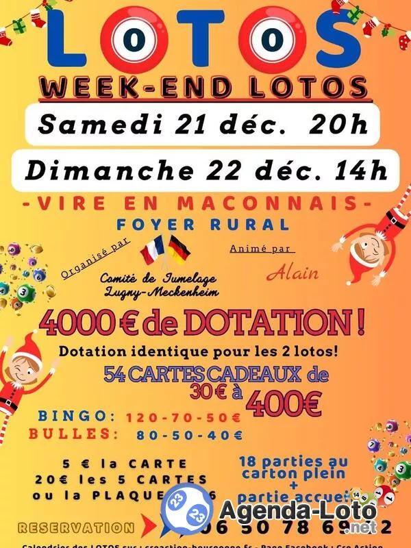 Loto Week End Comite Lugny-Meckenheim