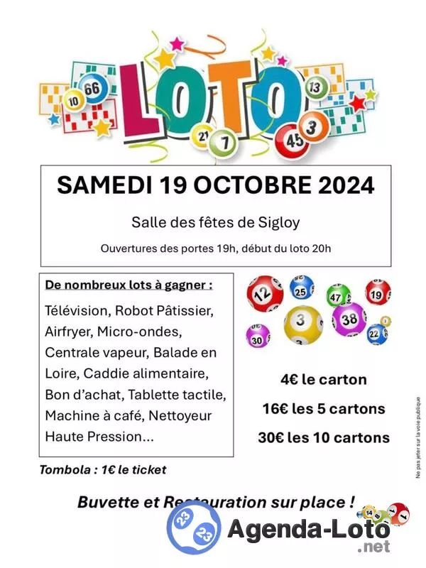 Loto-Comité des Fêtes de Sigloy