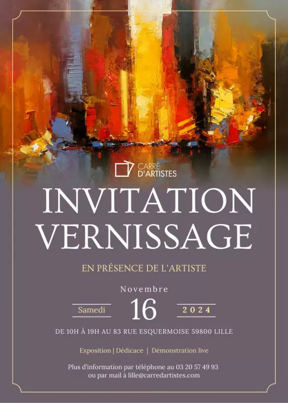 Vernissage de l'Artiste Daniel Castan