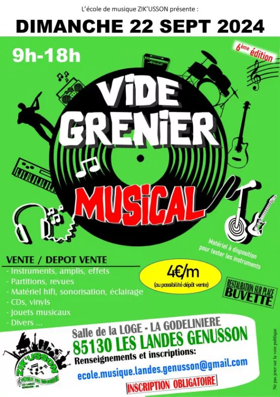 Vide Grenier Musical 6Ème Édition