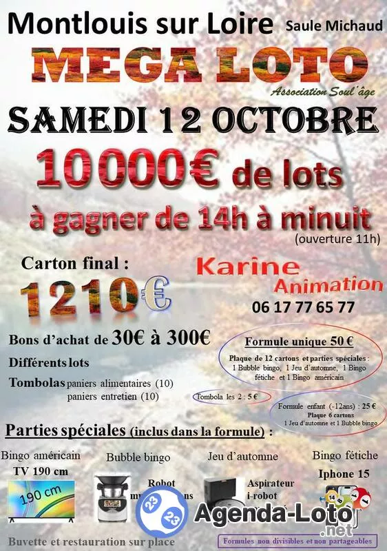 Mega Loto 14H Minuit. Karine Animation