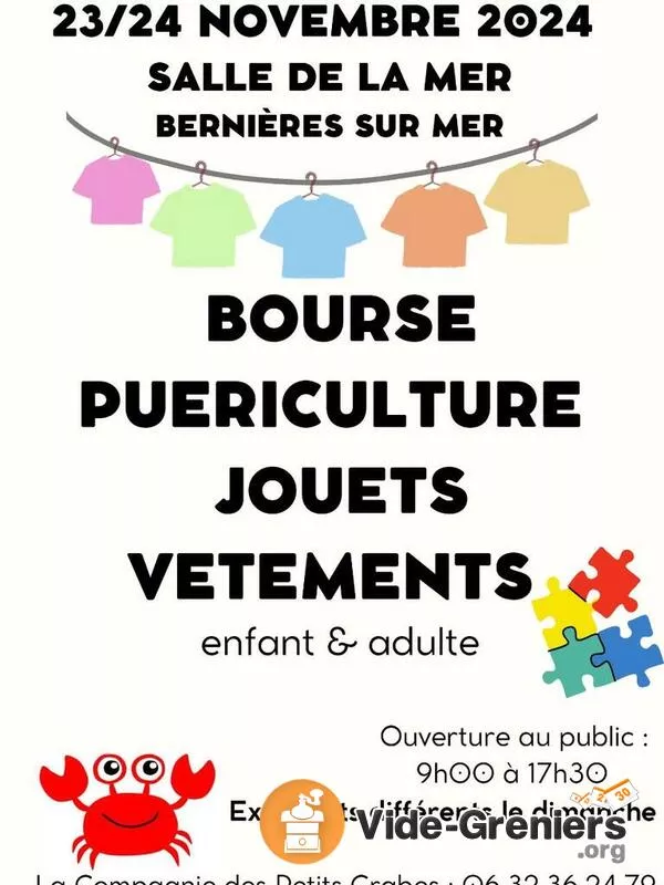 Bourse Puériculture-Jouets-Vêtements Enfant et Adulte