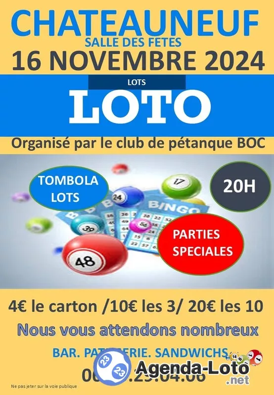 Loto de la Petanque