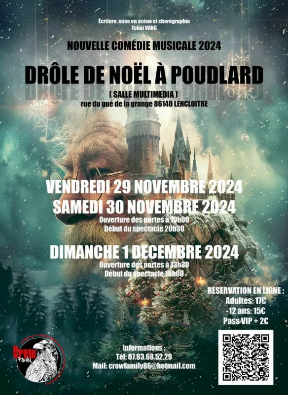 Comédie Musicale «un Drôle de Noël à Poudlard»