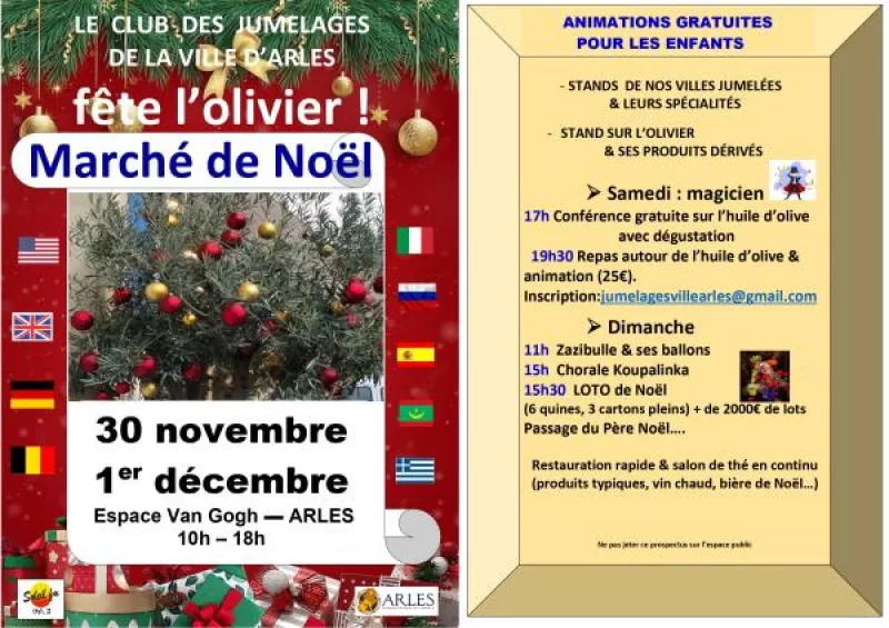 Le Club des Jumelages d'Arles Fête l'Olivier