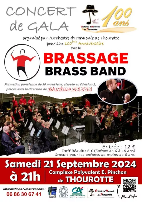 Concert de Gala avec le Brassage Brass Band (Paris