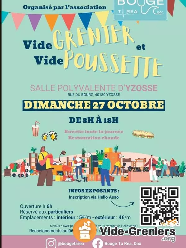 Vide Grenier et Vide Poussette-Asso Bougetarea Ch Dax