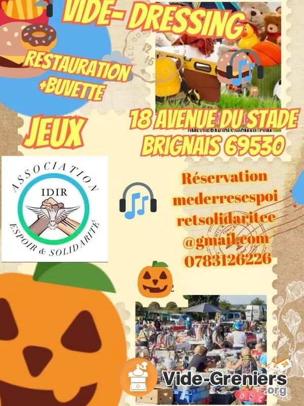 Vide Grenier Association Idir Espoir et Solidarité