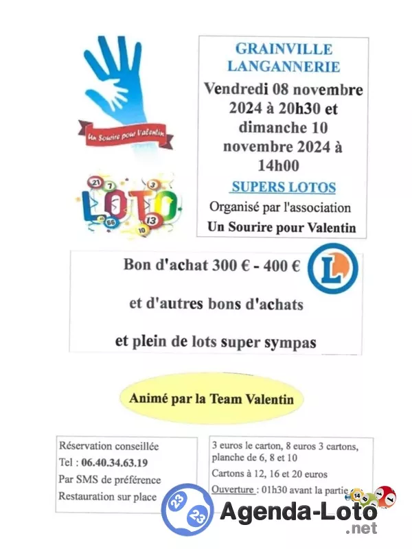 Loto un Sourire pour Valentin