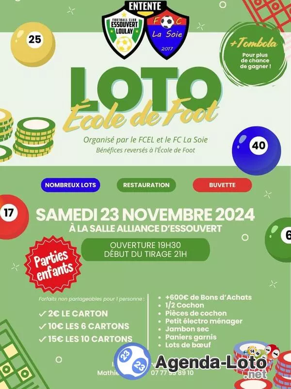 Loto École de Foot Essouvert