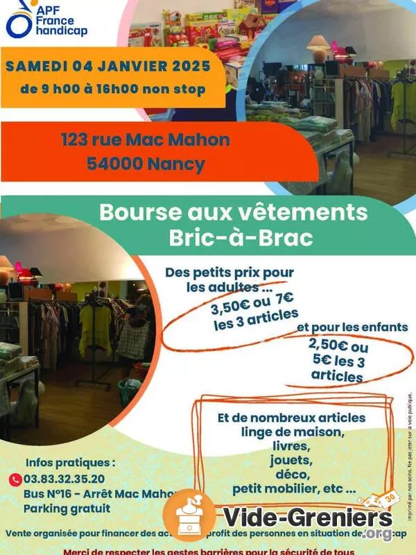 Bourse Aux Vêtements-Bric à Brac