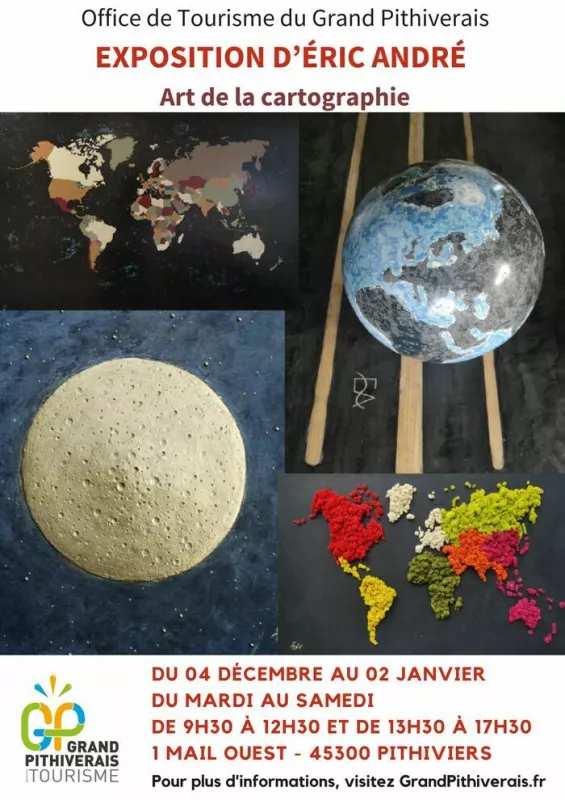 Exposition Art de la Cartographie d'Eric André