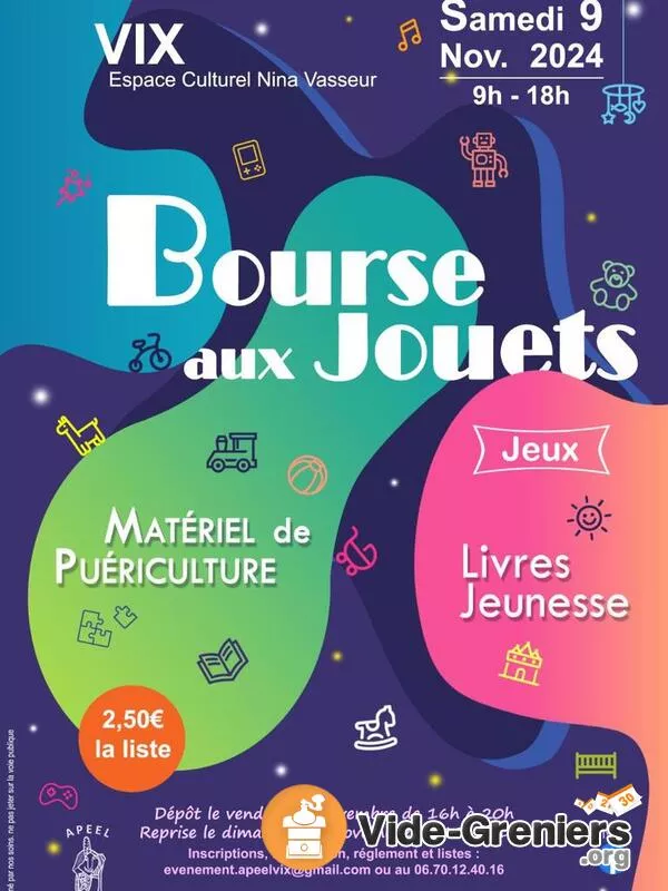 Bourse Aux Jouets et au Matériel de Puériculture