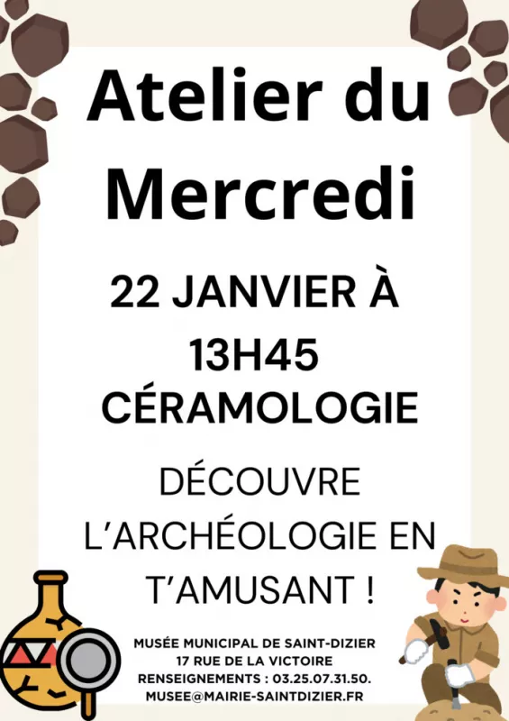 Atelier du Mercredi : Céramologie