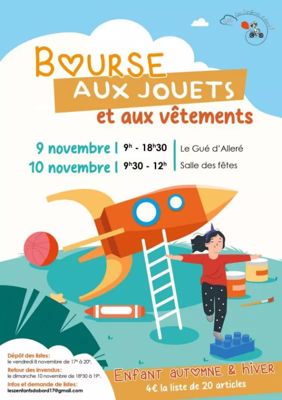 Bourse Aux Vêtements, Jouets Puériculture