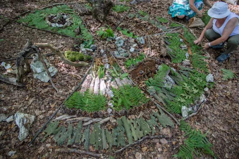 Atelier Land Art-«Hommage à la Nature»