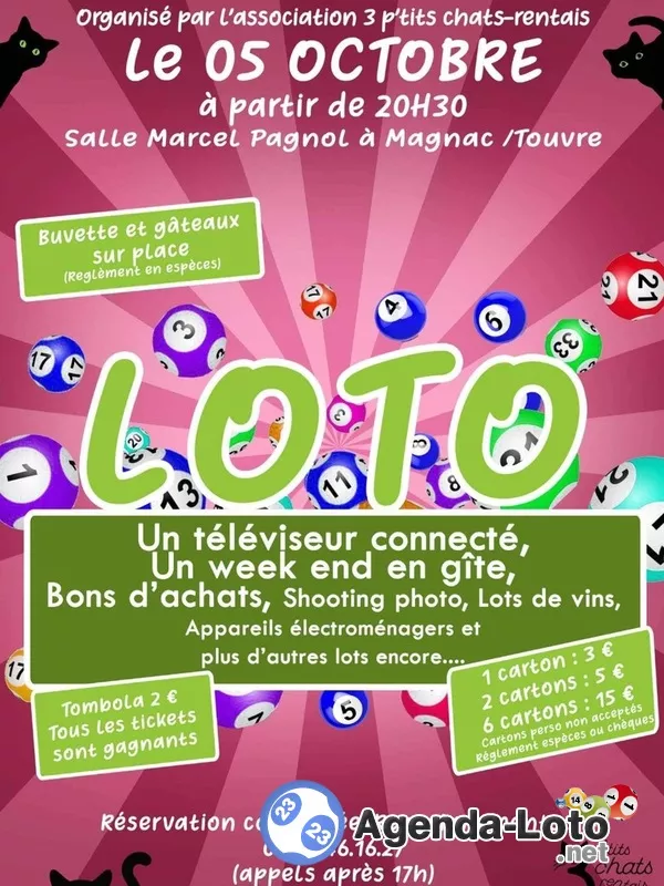 Loto Association 3 P’tits Chats-Rentais