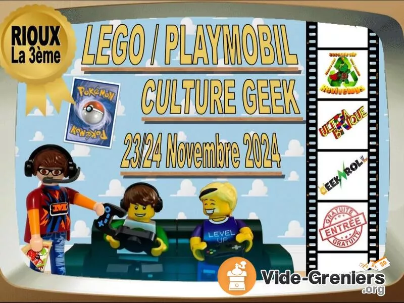 Bourse Aux Jouets et Exposition Lego Playmobil Culture Geek