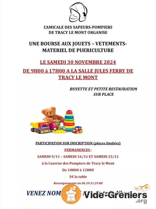 Bourse Aux Jouets-Vêtements et Matériel de Puériculture