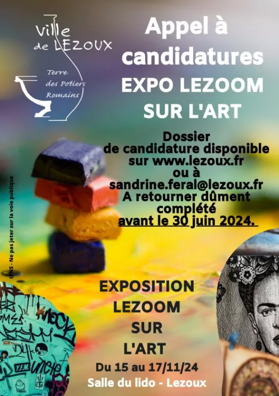 Exposition Lezoom sur l'Art-Appel à Candidatures