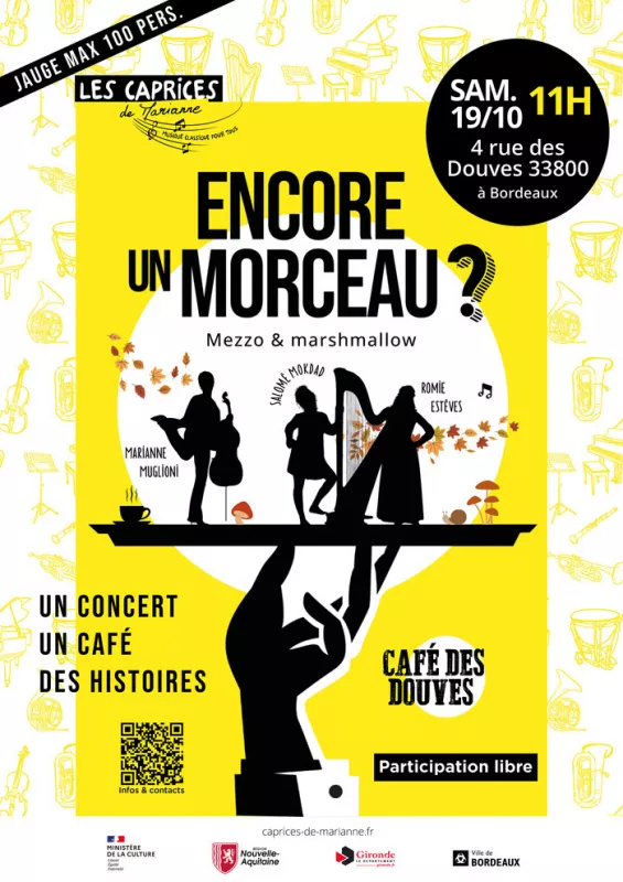 Concert «Encore un Morceau ?»-Trio avec Harpe