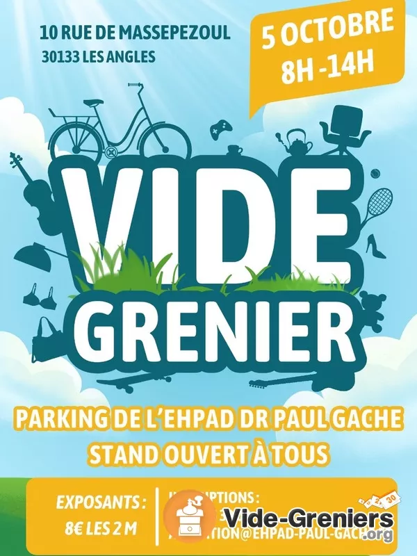 Vide Grenier sur le Parking de L’ehpad Dr Paul Gache