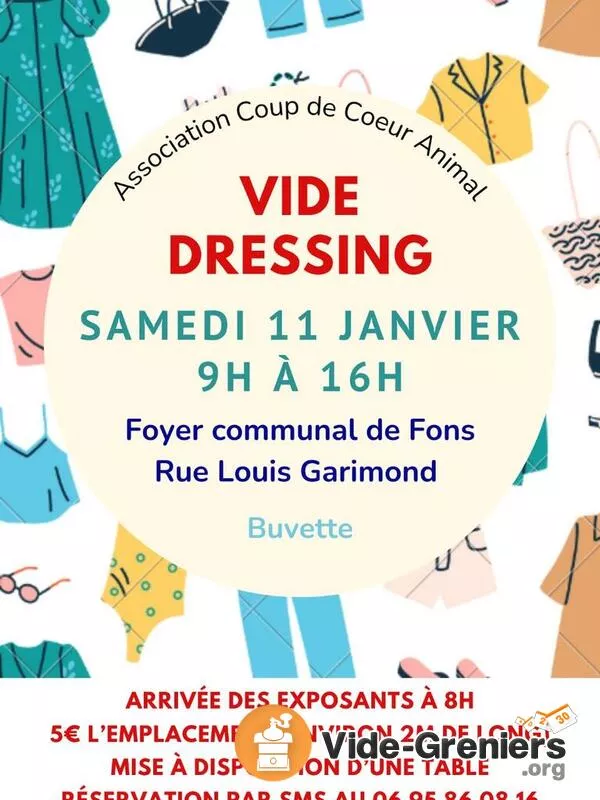 Vide-Dressing-Samedi 11 Janvier