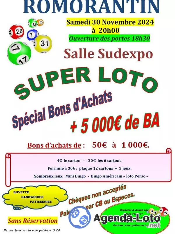 Super Loto-Spécial Bons d'Achats