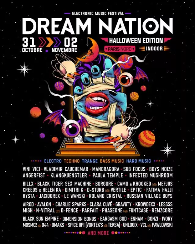 31Octobre, 01&02 Novembre– Dream Nation Festival «