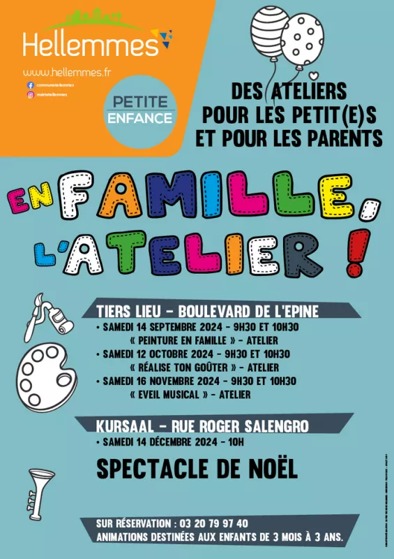 En Famille l'Atelier-du 14/9 au 14/12