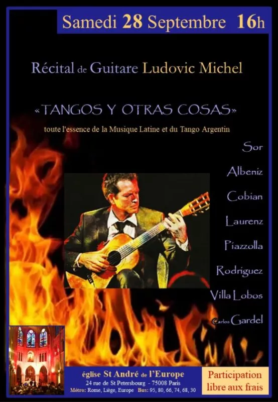 Récital de Guitare : Musique Latine et Tango Argen