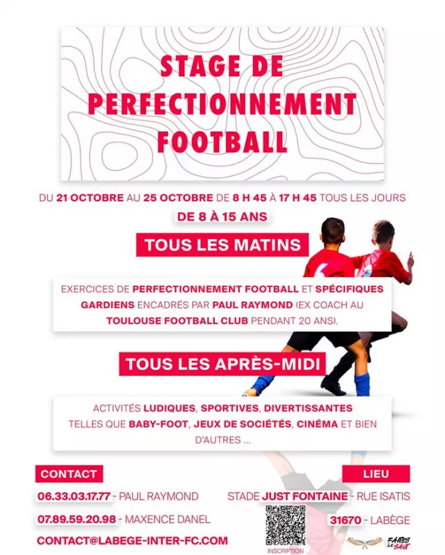 Stage de Perfectionnement Football