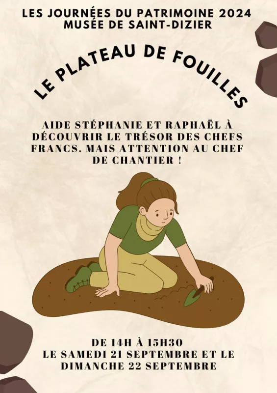 Participez au Jeu «le Plateau de Fouilles»