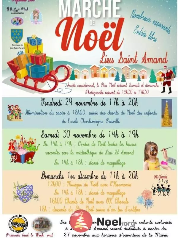 Marché de Noël Lieu-Saint-Amand