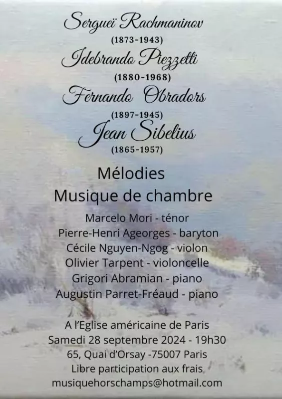 Promenade Musicale au Debut 20Ème